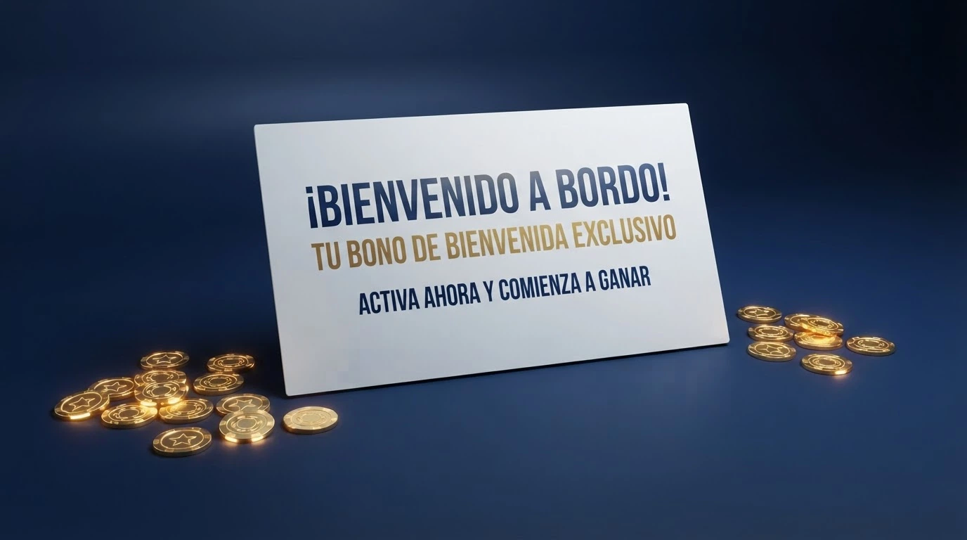 Imagen promocional del panel de bienvenida de un casino online español con el texto «50 € + 25 giros gratis sin depósito»