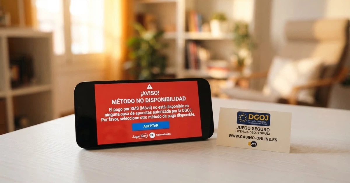 Casino pago por SMS España: la realidad DGOJ y las alternativas en 2026