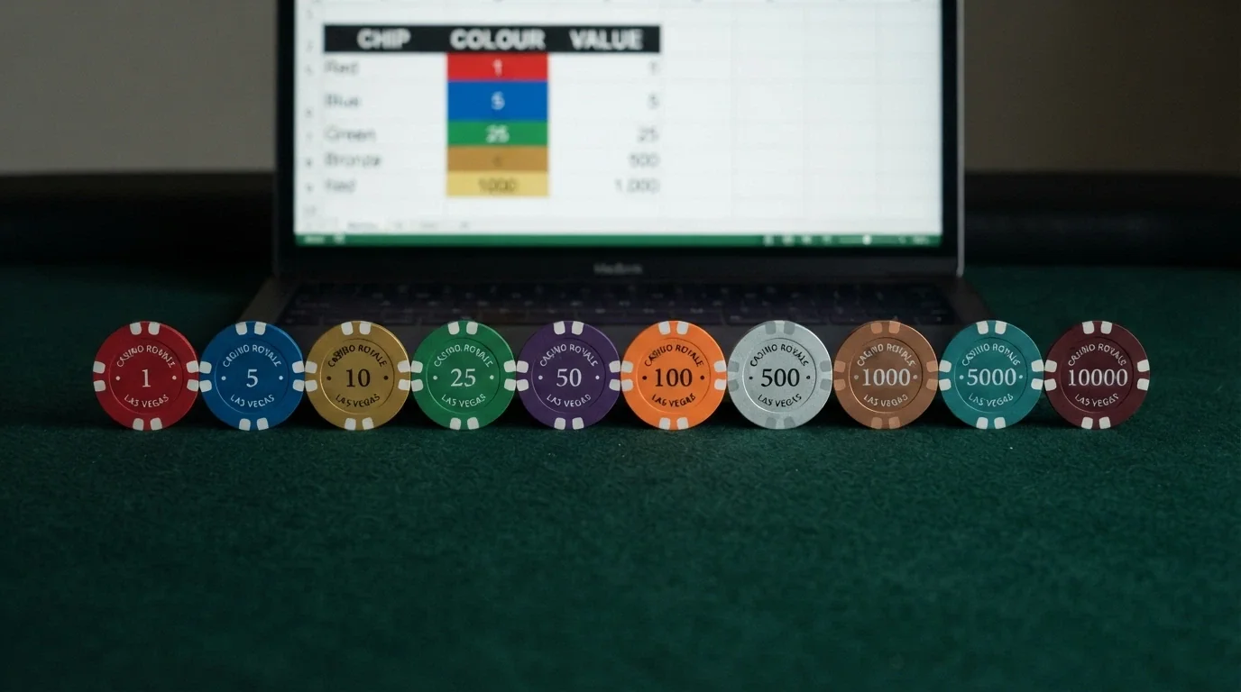 Composición con las fichas de 10 casinos ordenadas, cada una mostrando su bono de bienvenida y el sello de licencia DGOJ, pantalla de portátil de fondo