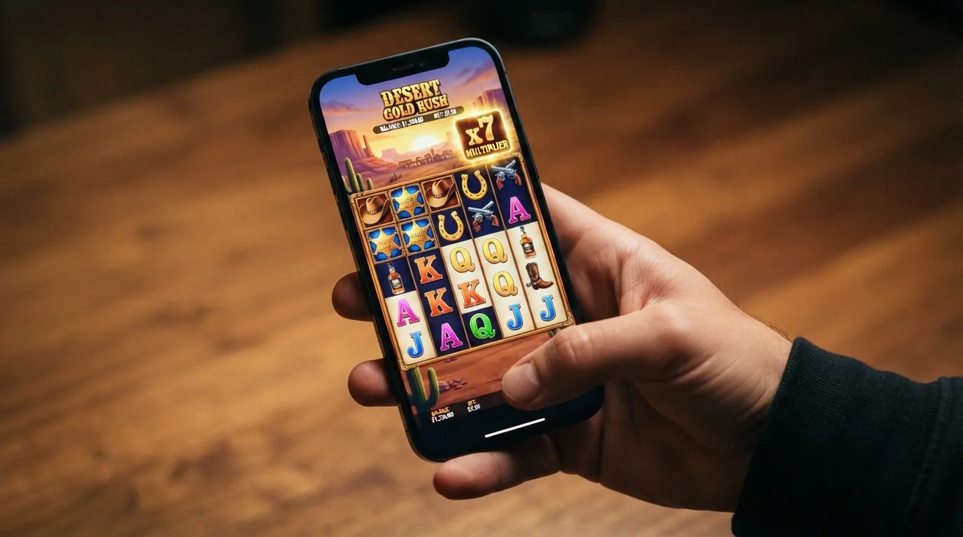 Pantalla del slot Wanted Dead or a Wild mostrando los rodillos 5×5 con símbolos del oeste y un multiplicador activo en pantalla